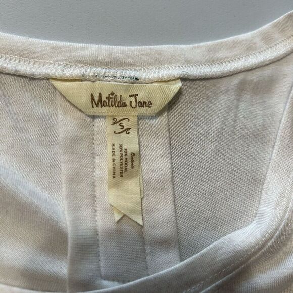 Matilda Jane Narrator Tunic Ivory Cream Floral Embellished Size Small - Picture 9 of 12